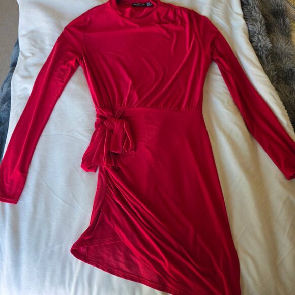Nasty Gal Red Dress - Picture 1 of 4